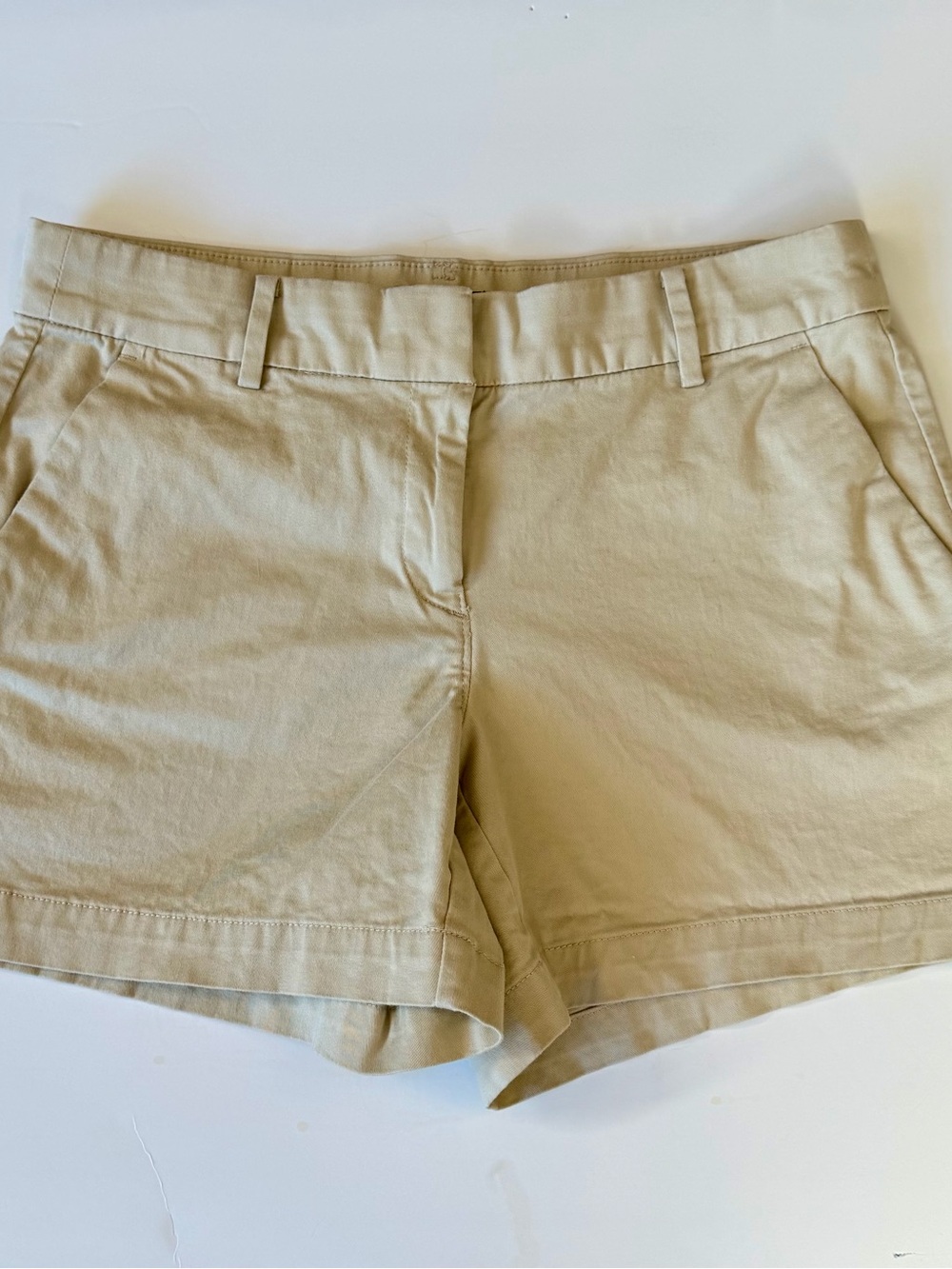 Classic Women's Khaki Cotton Blend Shorts Sz 6